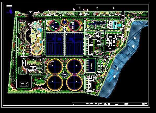 某污水处理厂总平面设计